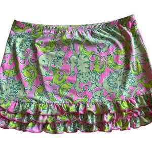 Lilly Pulitzer Catfish Print Elastic waist Size Medium